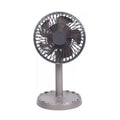 Joy Super JY-2218 Professional Rechargeable Portable Mini Table Fan Strong Wind Left to Right Oscillating Angle 45 Degrees - AC/DC