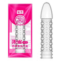Spike Sleeve SX-167 – transparent crystal thorn sleeve for male stimulation, reusable premium quality buy online at www.beasymart.com