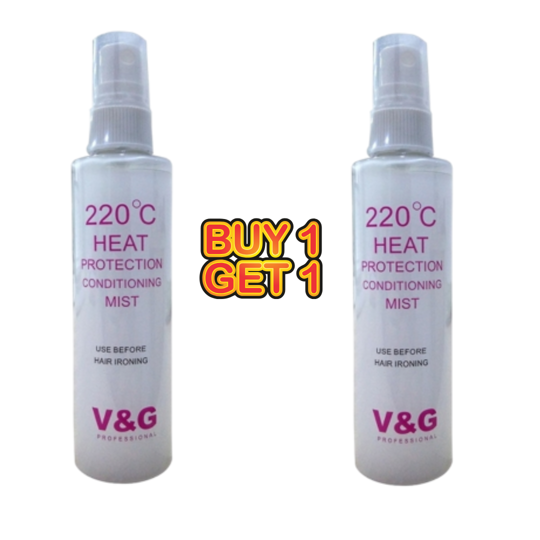 V&G 220°C Heat Protection Conditioning Professional Mist 100ml - Keep Your Hair Protected and Beautiful Buy 1 Get 1 Offer