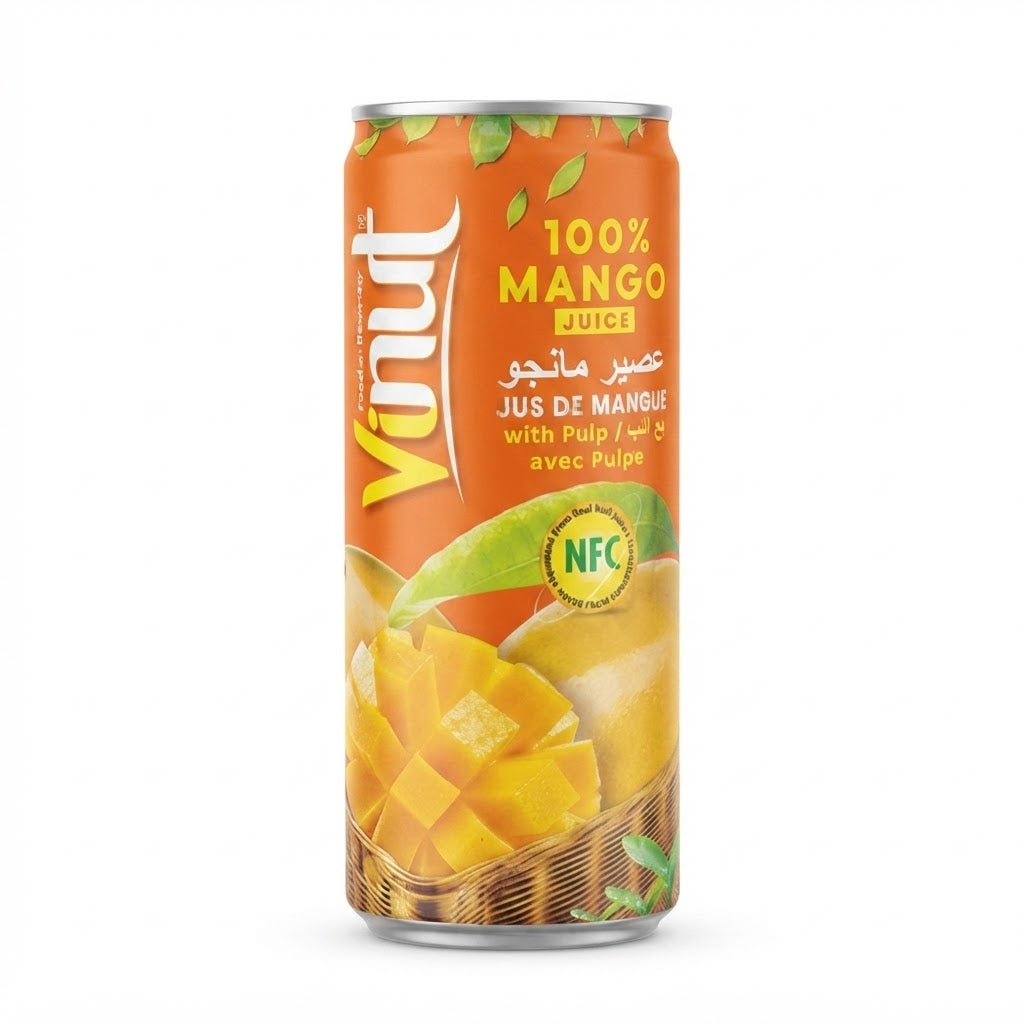 Vinut Mango Juice With Pulp 230ml - 3 Can