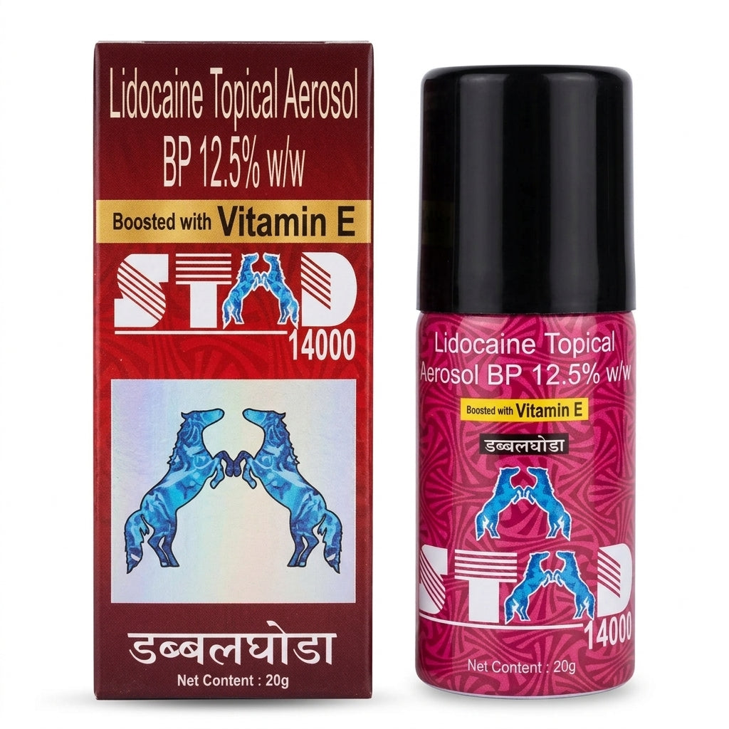 Stad 14000 Double Ghoda Delay Spray For Men - 20gm