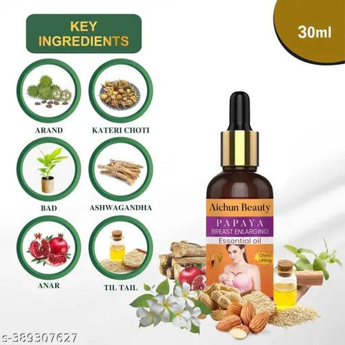 Aichun Beauty Papaya Breast Enlarging Essential Oil 30ml - Beasymart