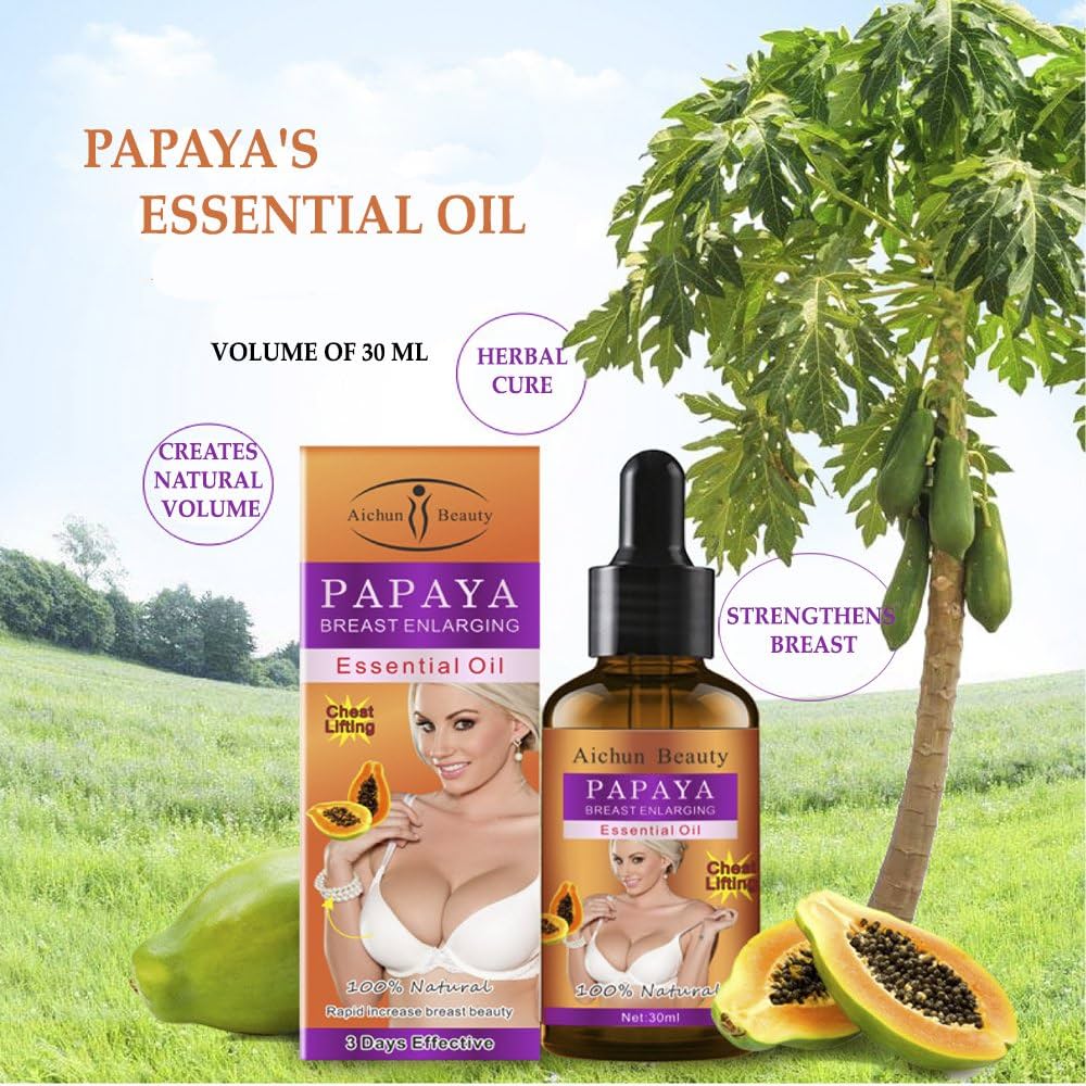 Aichun Beauty Papaya Breast Enlarging Essential Oil 30ml - Beasymart