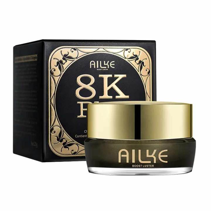 Ailke Boost Luster 8K Plus 10X Whitening Night Cream 20g (Made In China) Double Glutathione & a-Arbutin & Collagen - Beasymart
