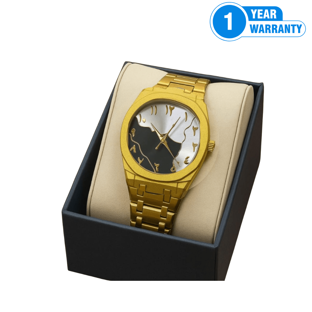 Arabic Aura Split-Dial Quartz Watch - M057 - Beasymart