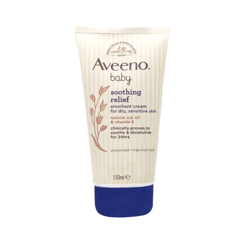 Aveeno Baby Soothing Relief Emollient Cream - 150ml - Beasymart