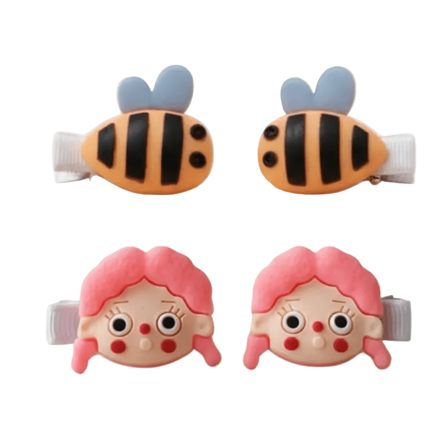 Baby Hair Clip Set (4 Pcs) - BC02 - Beasymart