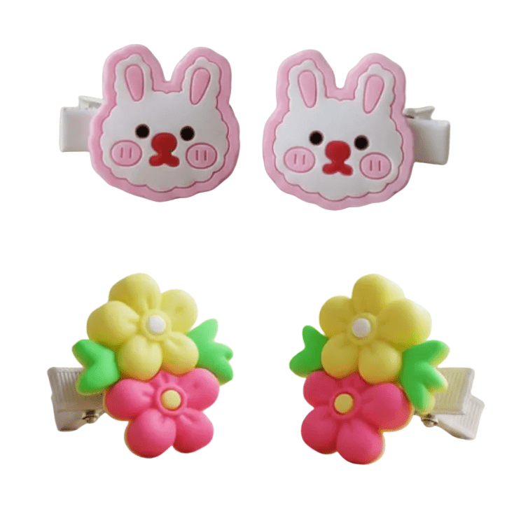 Baby Hair Clip Set (4 Pcs) - BC04 - Beasymart