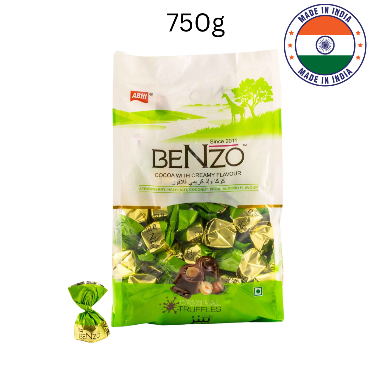 Benzo Cocoa Chocolate 750gm With Creamy - Beasymart
