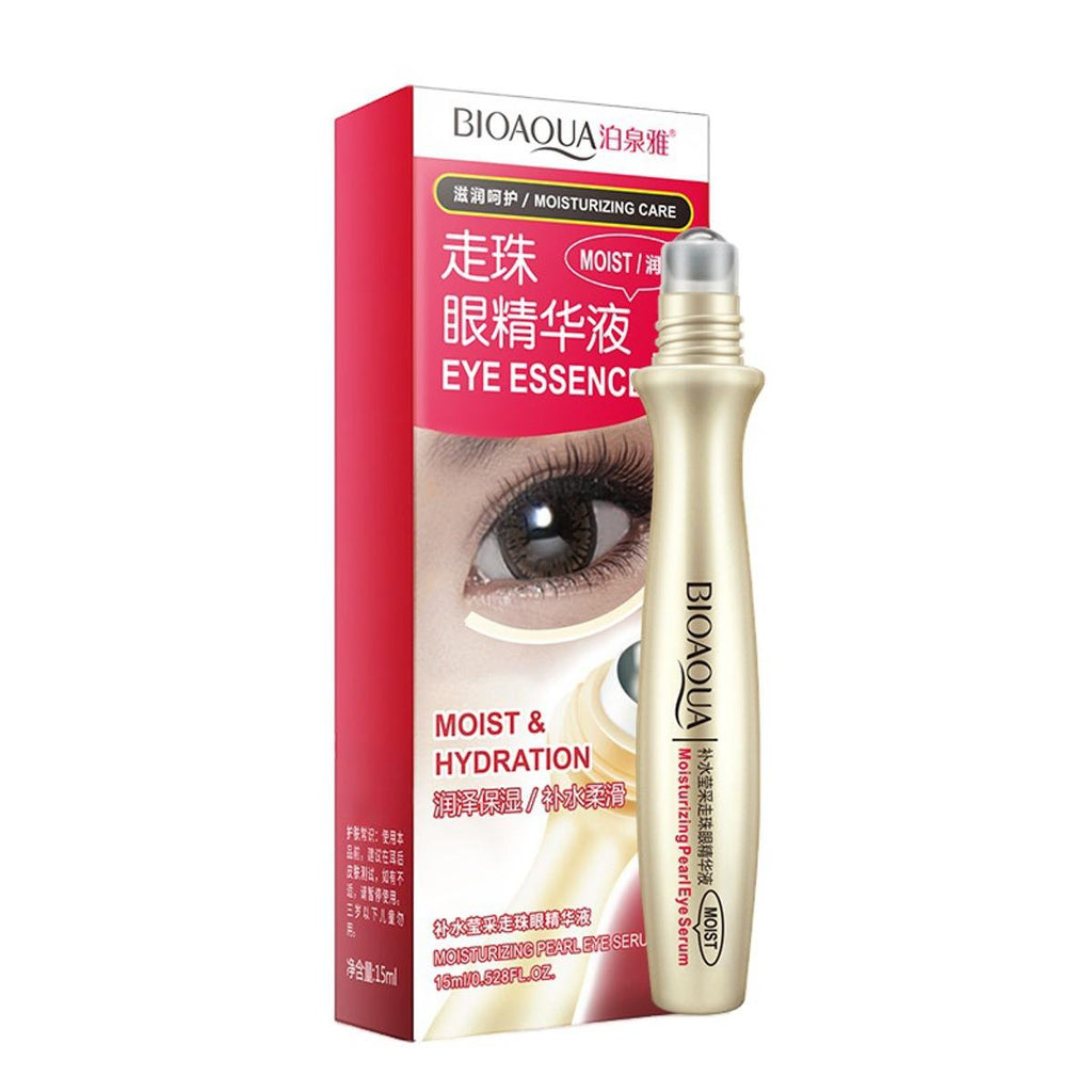 BIOAQUA Moisturizing Care Eye Essence Moist & Hydration Dark Circle Removal Brightening Eye Essence 15ml - Beasymart
