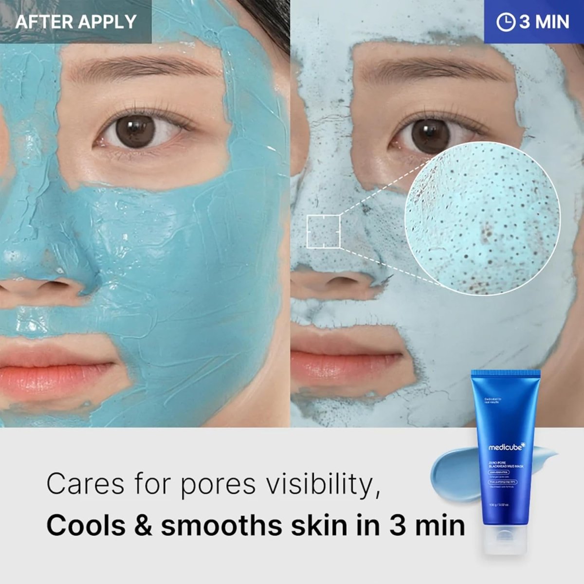 BIOAQUA Papaya Cleanser 100ml & Medicube Mud Mask 100g + Tocobo Cotton Soft Sun Stick SPF50+ PA++++ 19g Combo Offer - Beasymart
