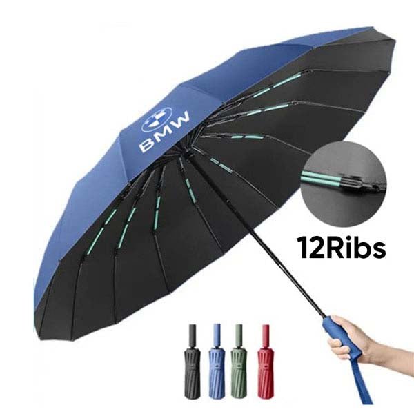 BMW 12 Ribs Umbrella Auto-Open/Close Wind Resistant - Beasymart