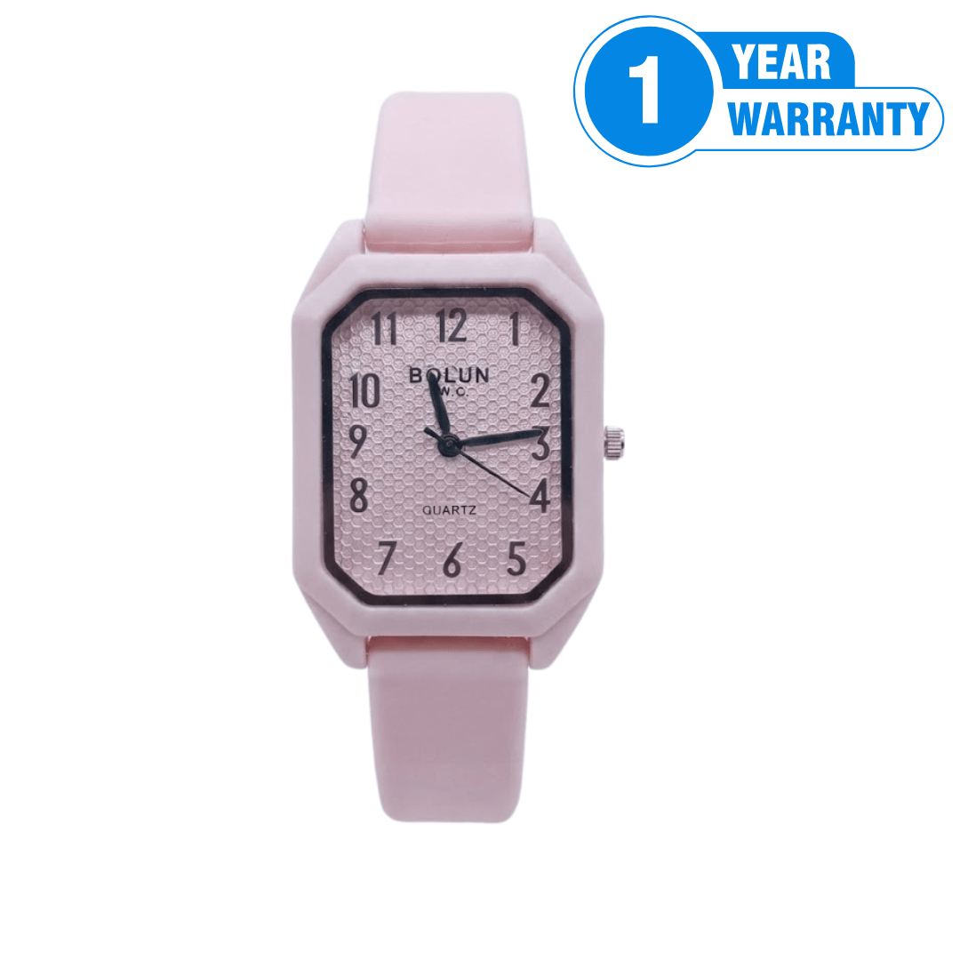 Bolun Rectangle Silicone Strap Quartz Watch for Women - M090 - Beasymart