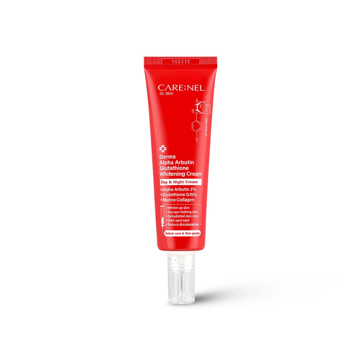 CARENEL Derma Alpha Arbutin Glutathione Whitening Cream 45ml - Beasymart