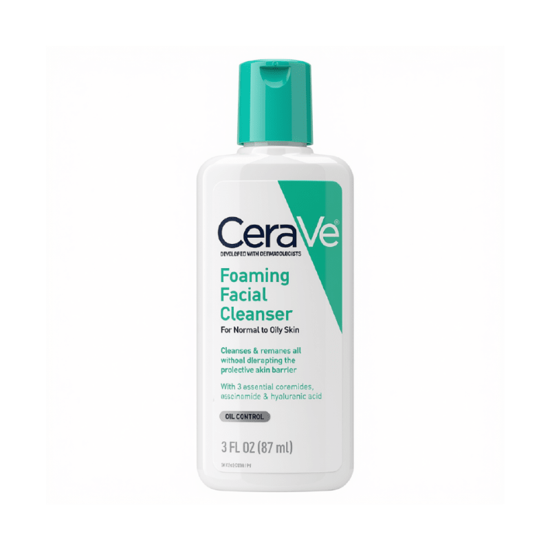 CeraVe Foaming Facial Cleanser For Normal To Oily Skin 87ml - Beasymart