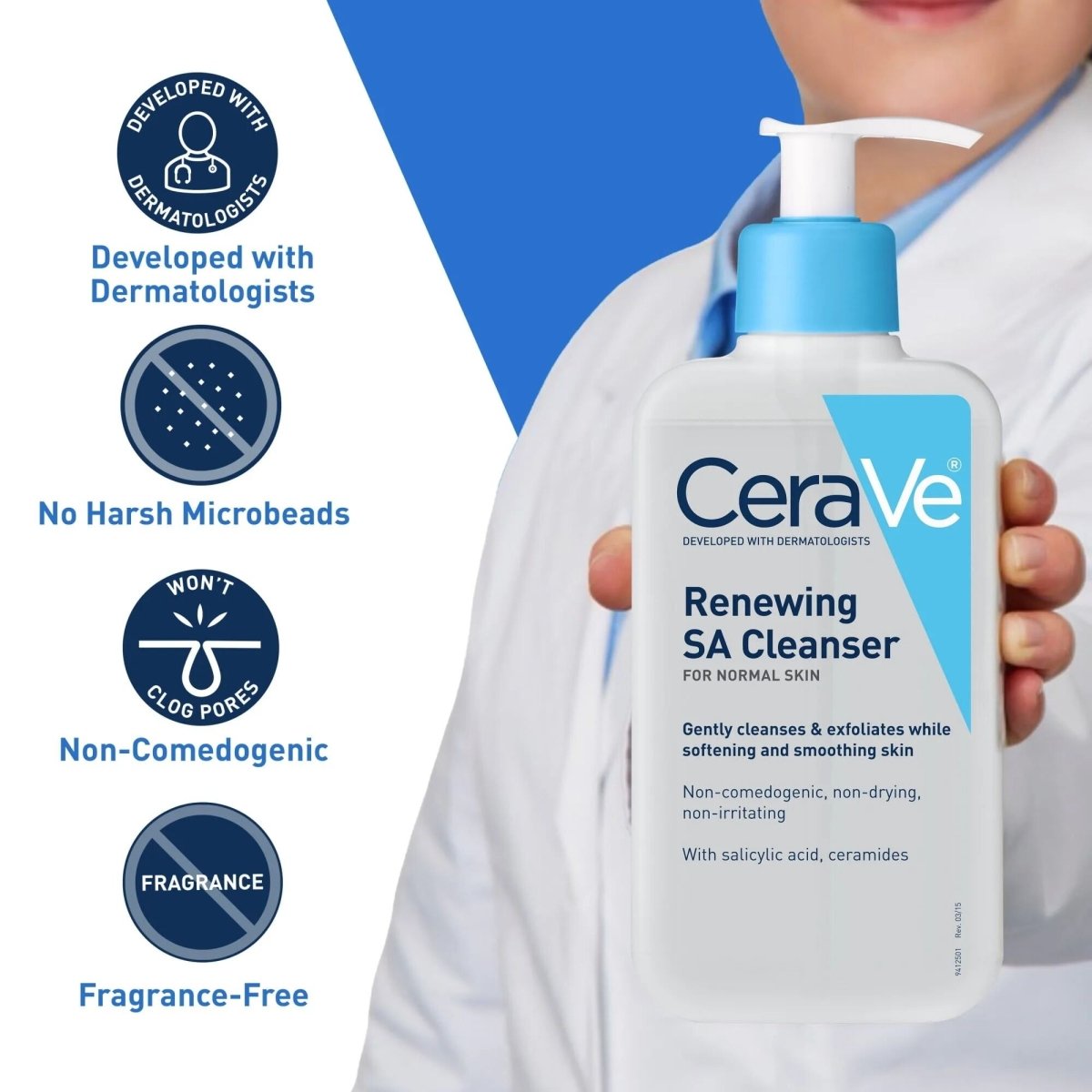 CeraVe Renewing SA Cleanser 237ml - Beasymart