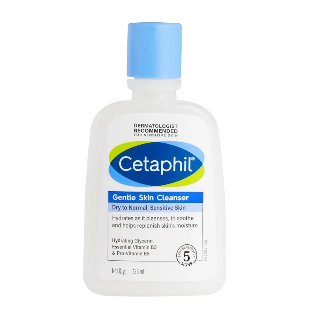 Cetaphil Gentle Skin Face Cleanser for All Skin Types 125ml - Beasymart