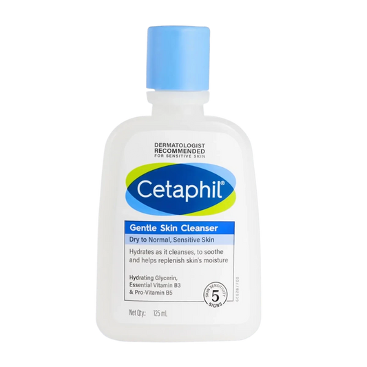Cetaphil Gentle Skin Face Cleanser for All Skin Types 125ml - Beasymart