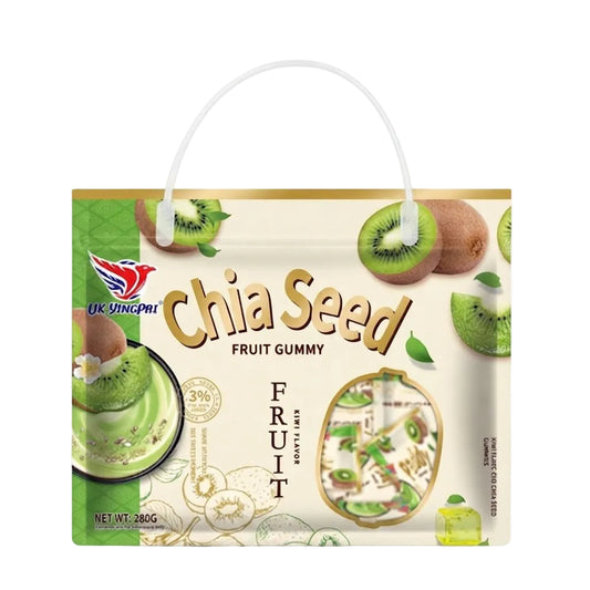 Chia Seed Fruit Gummy Kiwi Flavor 280g - Beasymart