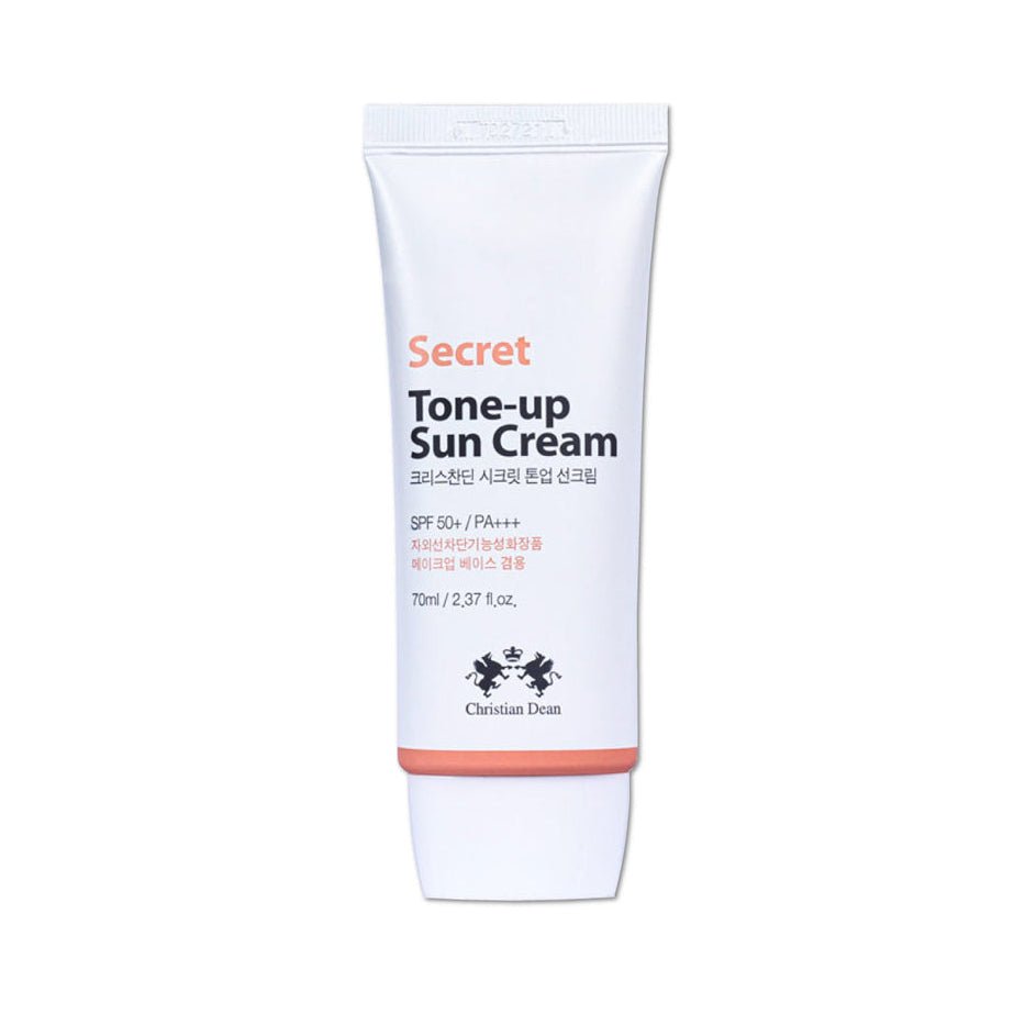 Christian Dean Secret Tone Up Sun Cream SPF 50+ 70ml, Brightening and Protecting Sunscreen - Beasymart