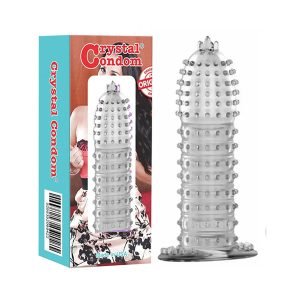 Crystal Time Delay Silicone Rubber Reusable Condom - Beasymart