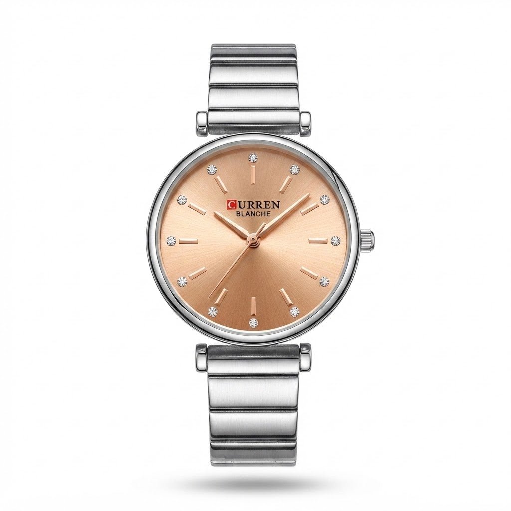 CURREN Blanche 9081 Stainless Steel Analog Watch for Women. - Beasymart