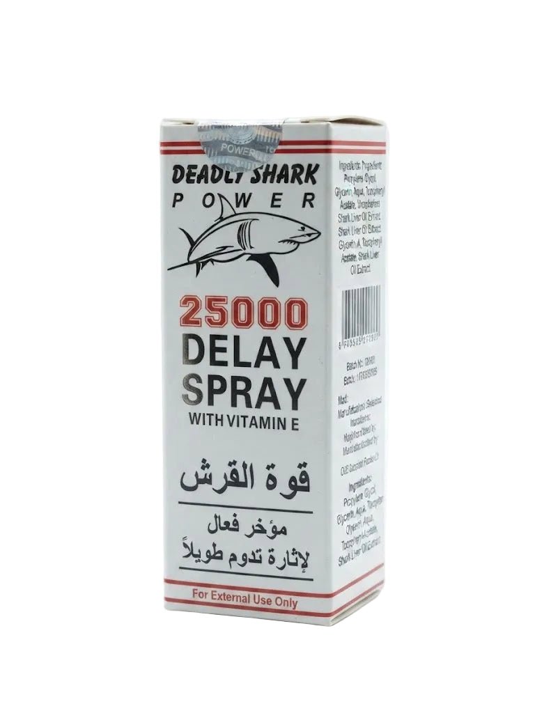 Deadly Shark Power 25000 Delay Spray with Vitamin E - Beasymart