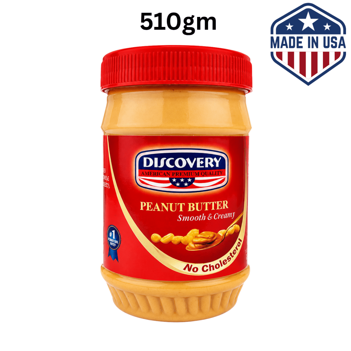 Discovery Peanut Butter Smooth & Creamy 510gm - Beasymart