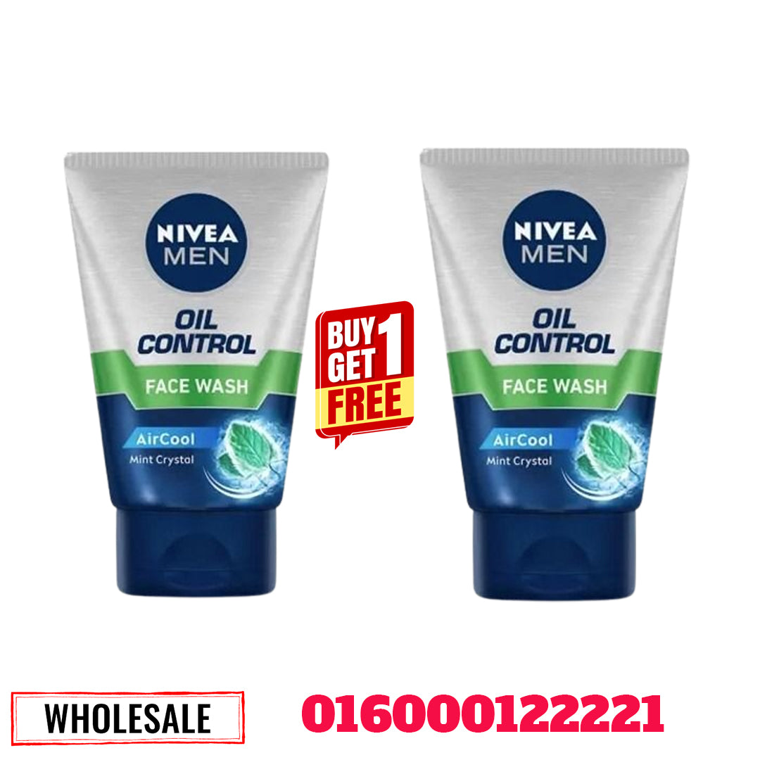 Nivea Men Oil Control Face Wash 50gm Indian Buy 1 Get 1 Offer