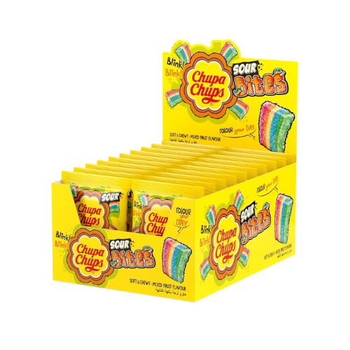 চুপা চাপস সাওয়ার সফট ক্যান্ডি ২৪ পিস - 24 Pieces Chupa Chups Sour Soft Candy
