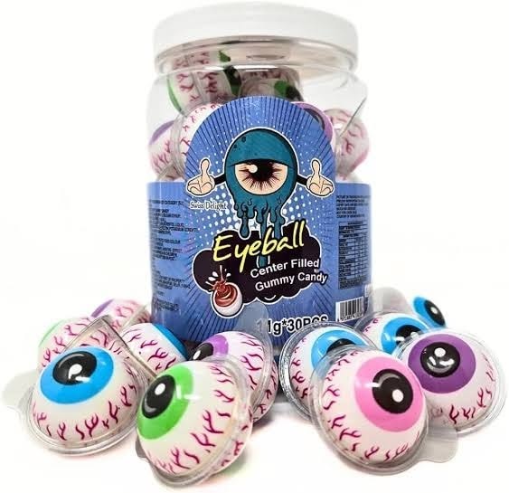 Eye Ball Gummy Candy 10 Pcs Chocolate আই বল গামি ক্যান্ডি ১০ পিস - চকলেট ফ্লেভার - Beasymart
