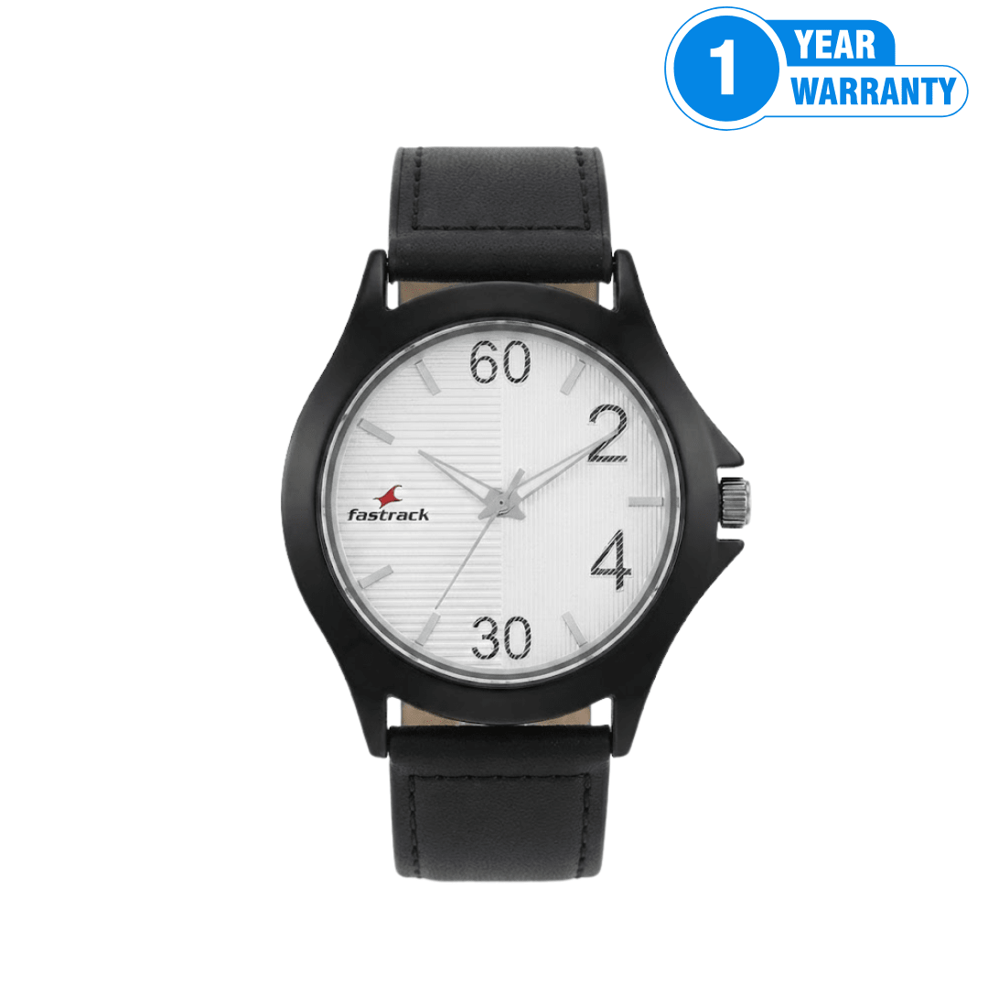 Fastrack Casual Quartz Analog White Dial Men's Watch - 010 - Beasymart