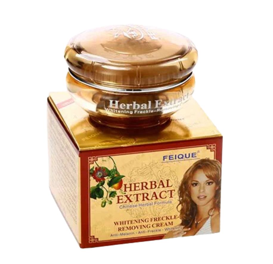 Feique Herbal Extract Chinese Herbal Formula Whitening Freckle Removing Cream 25g (Made In China) Anti-Melanin, Anti-Freckle, Whitening - Beasymart