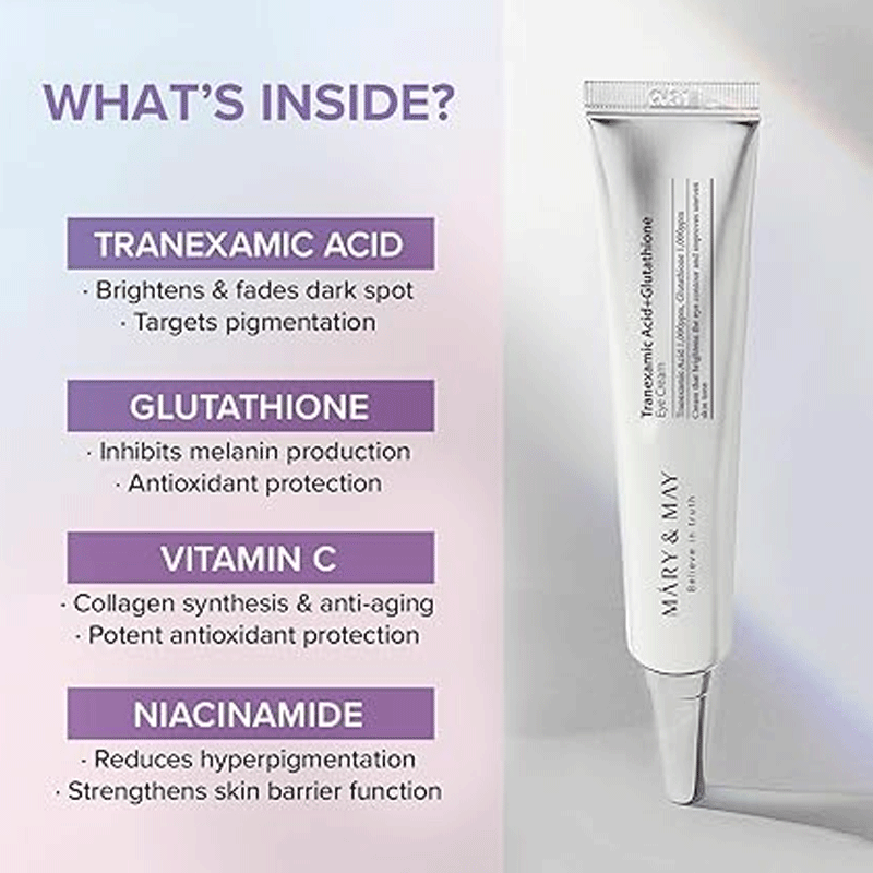 Mary & May Tranexamic Acid + Glutathione Eye Cream 12g
