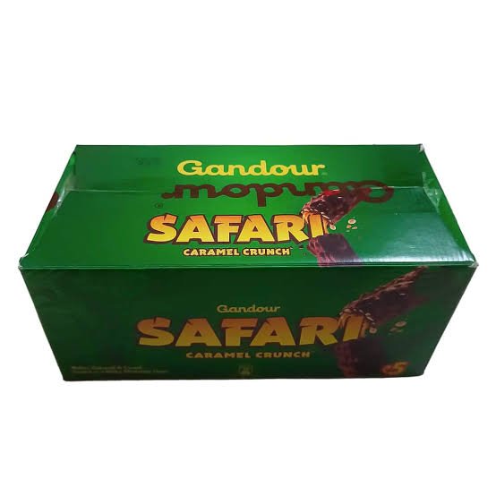 Gandour SAFARI Caramel Crunch 10g X 30Pcs = 300g Chocolate India - Beasymart