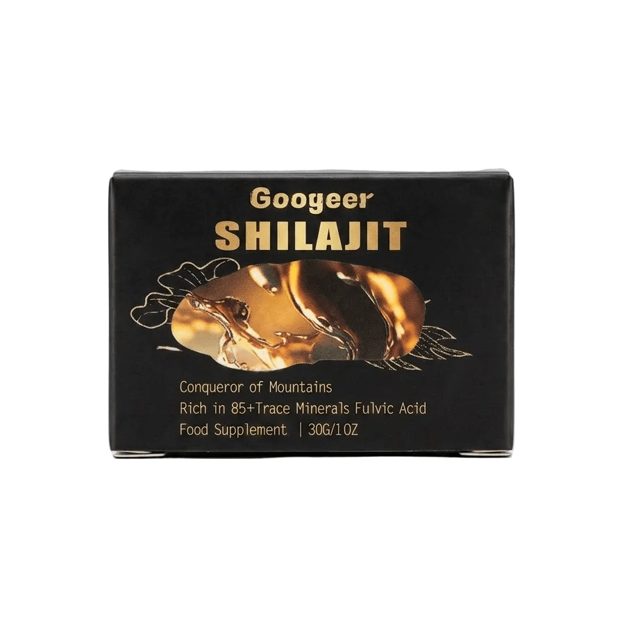Googeer Purest Himalayan Shilajit Resin 100% Pure 600mg Maximum Natural Organic Resin with 85+ Trace Minerals & Fulvic Acid for Energy , Immune Support - Beasymart