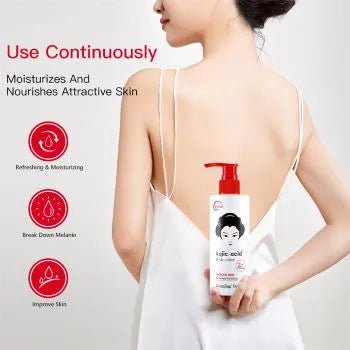 Guanjing Beauty Brighten Skin Kojic Acid Body Lotion Improve Skin Refreshing & Moisturizing 230ml - Beasymart