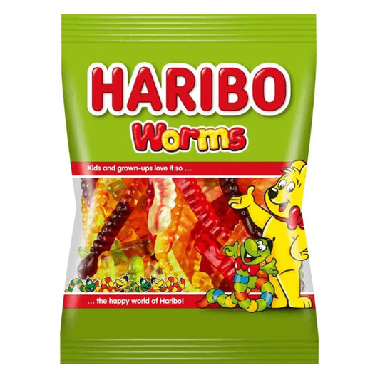 হারিবো ওয়ার্মস ক্যান্ডি ৮০ গ্রাম - Haribo Worms Candy 80gm - Beasymart
