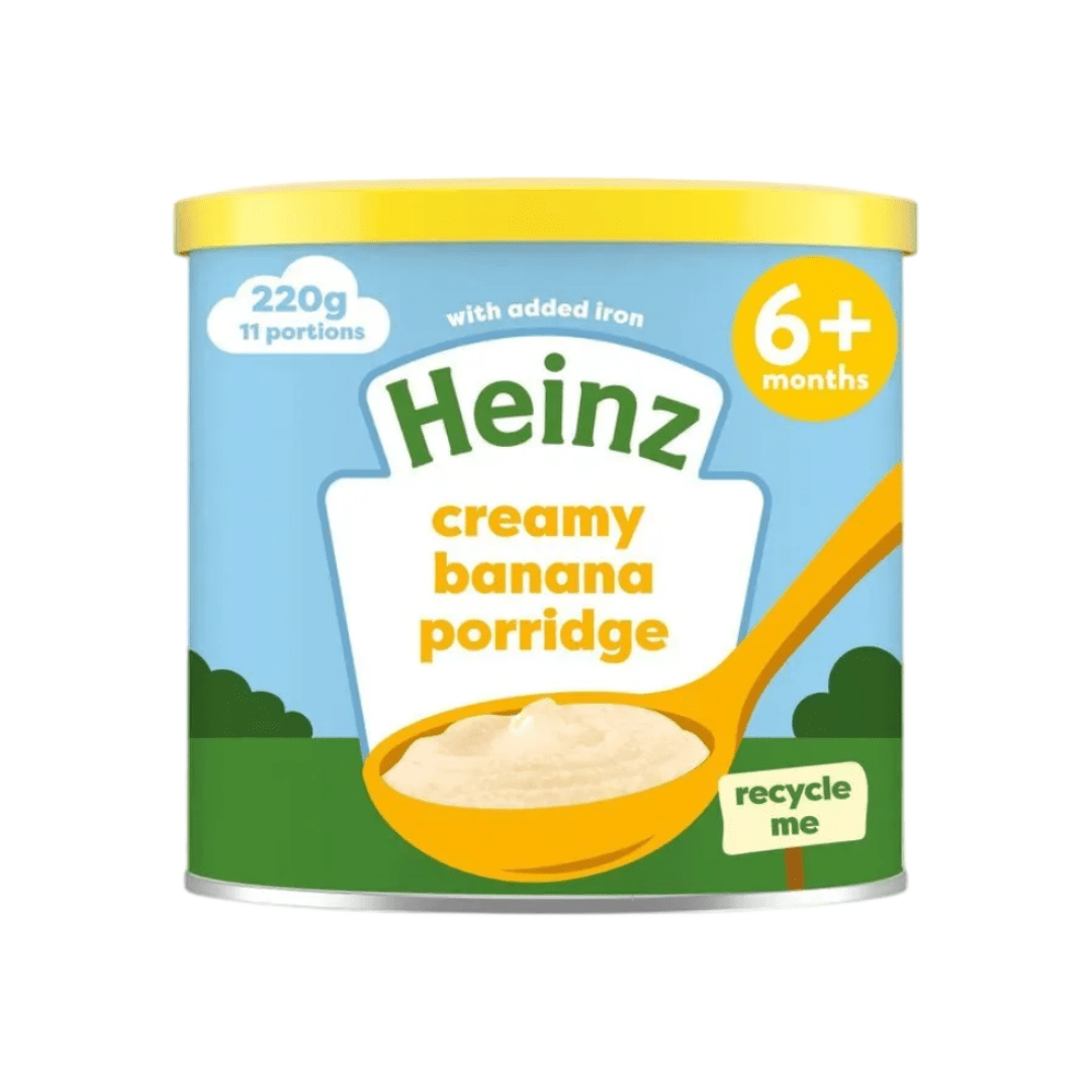 Heinz First Steps Breakfast Creamy Banana Porridge Baby Food 6+ Months, UK - Beasymart