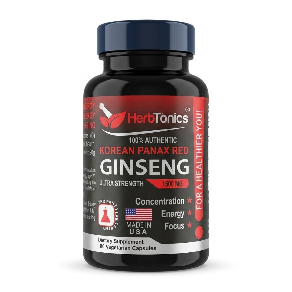 Herb Tonics Strength Tonic 60Pcs Vegetarian Capsules Stamina vs Strength Booster - Beasymart