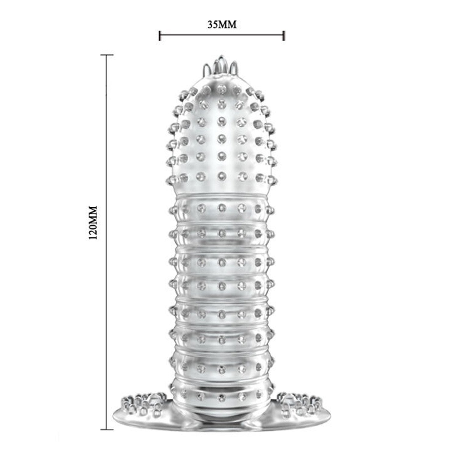 Reusable Silicon Crystal Magic Condom