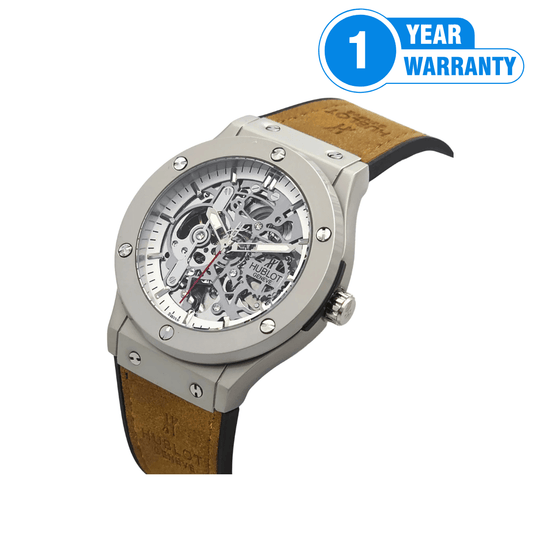 Hublot Classic Fusion Aerofusion style automatic skeleton dial watch - M003 - Beasymart