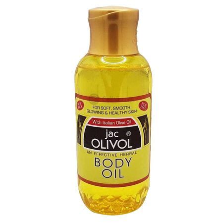 Jac Olivol An Effective Herbal Body Oil 200ml With Italian Olive Oil For Soft, Smooth. Glowing & Healthy Skin - Beasymart