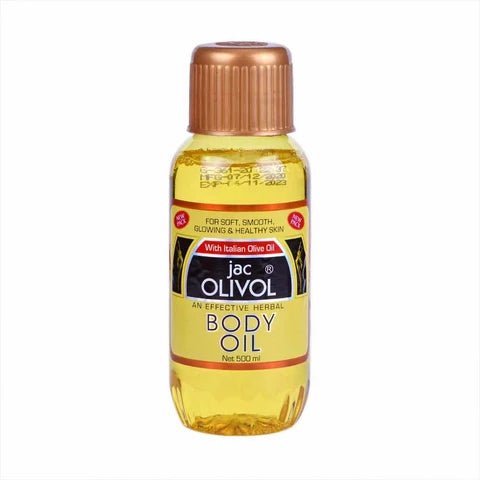 Jac Olivol Body Oil With Italian Olive Oil For Soft, Smooth, Glowing & Healthy Skin 500ml  - Beasymart