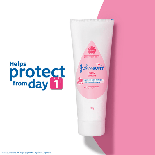 Johnson's Baby Cream 100g - Beasymart