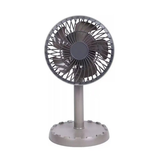 Joy Super JY-2218 Professional Rechargeable Portable Mini Table Fan Strong Wind Left to Right Oscillating Angle 45 Degrees - AC/DC - Beasymart
