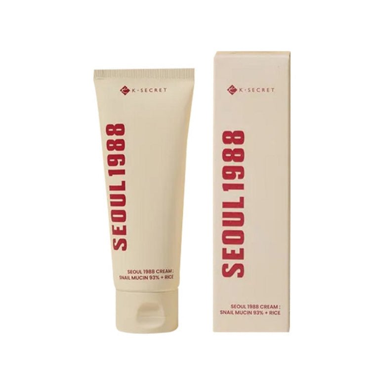 K Secret Seoul 1988 Cream Snail Mucin 93% And Rice 100ml - Beasymart
