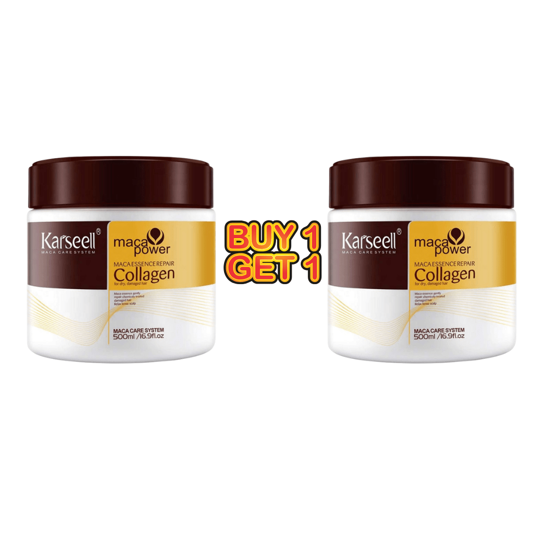 Karseell Collagen Hair Mask Collagen Hair Cream Treatment 500g (Buy 1 Get 1 Offer) - Beasymart
