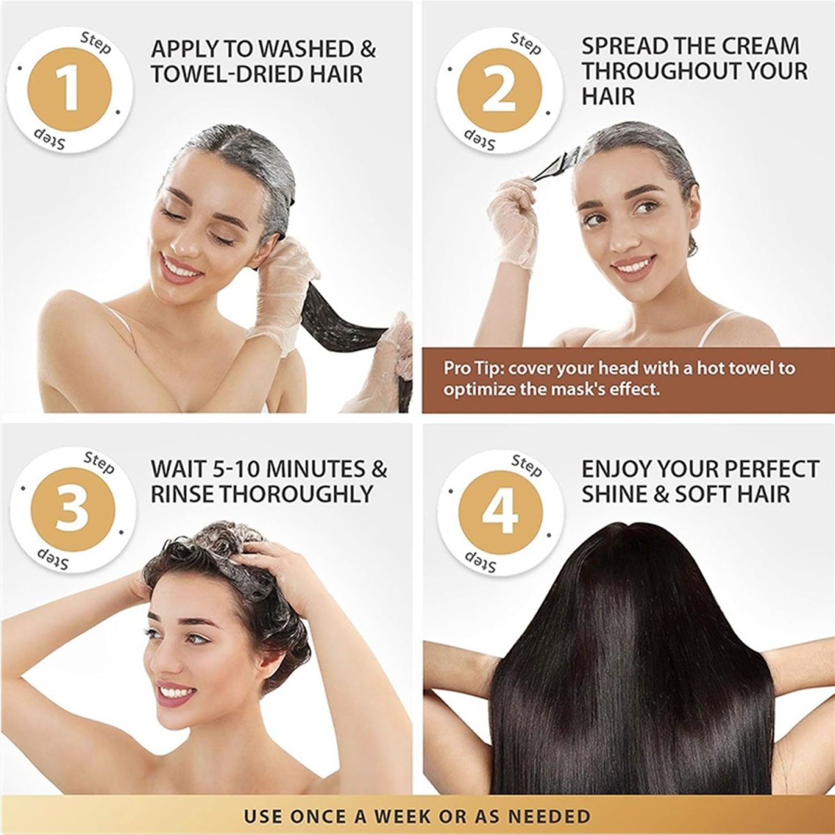 Karseell Collagen Hair Mask Collagen Hair Cream Treatment 500g (Buy 1 Get 1 Offer) - Beasymart