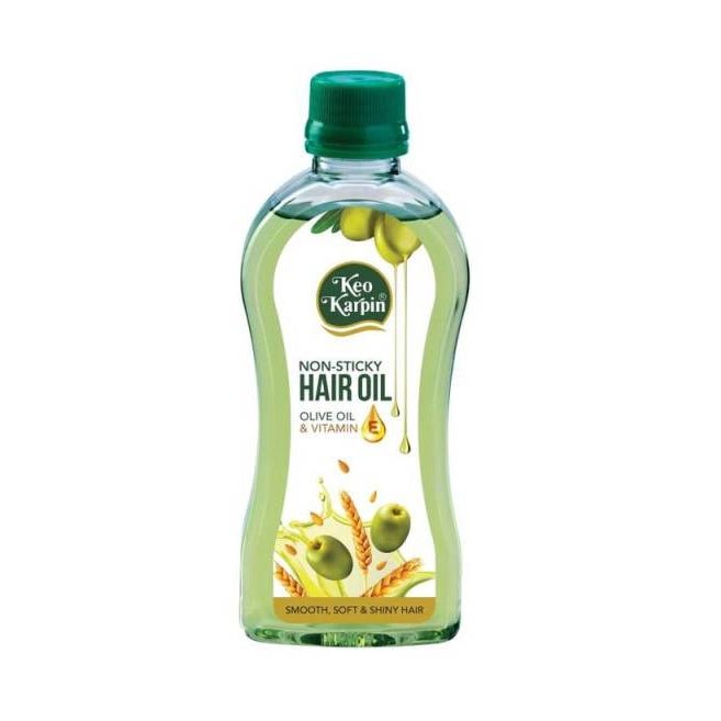Keo Karpin Light Hair Oil With Olive Oil & Vitamin E Deep Scalp Nourishment Non Sticky Hair Oil 200ml Made In India - Beasymart